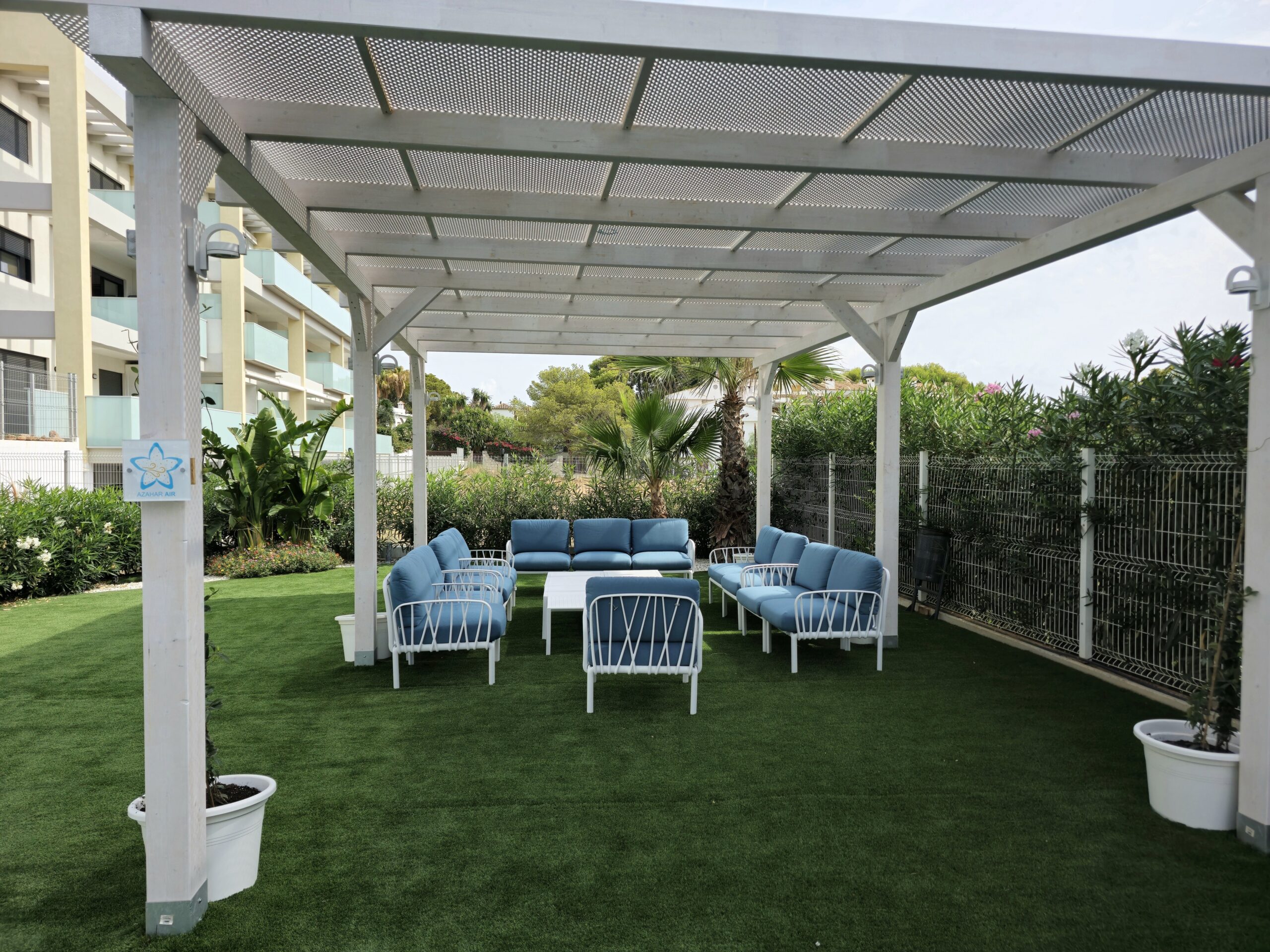 Zona chill out ajardinada